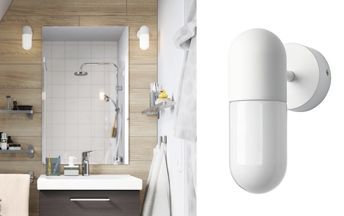 Elige los apliques de baño Ikea para iluminar tu lavabo