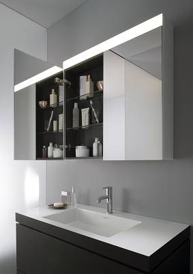 Muebles de espejo para baño Duravit “Espejo y luz” - Construcción ...