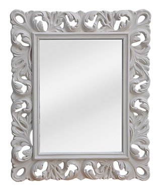 Espejo rectangular Distressed crema 108 x 88 cm · LEROY MERLIN