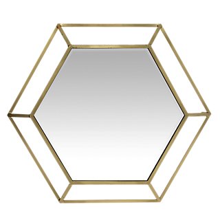 Espejo hexagonal Double Hexagon 81 x 81 cm · LEROY MERLIN