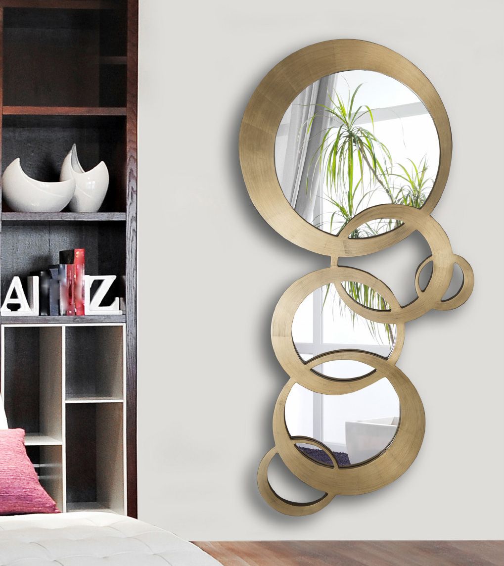 ESPEJO DE DISEÑO ESFERAS | Espejos en la sala, Espejos decorativos ...