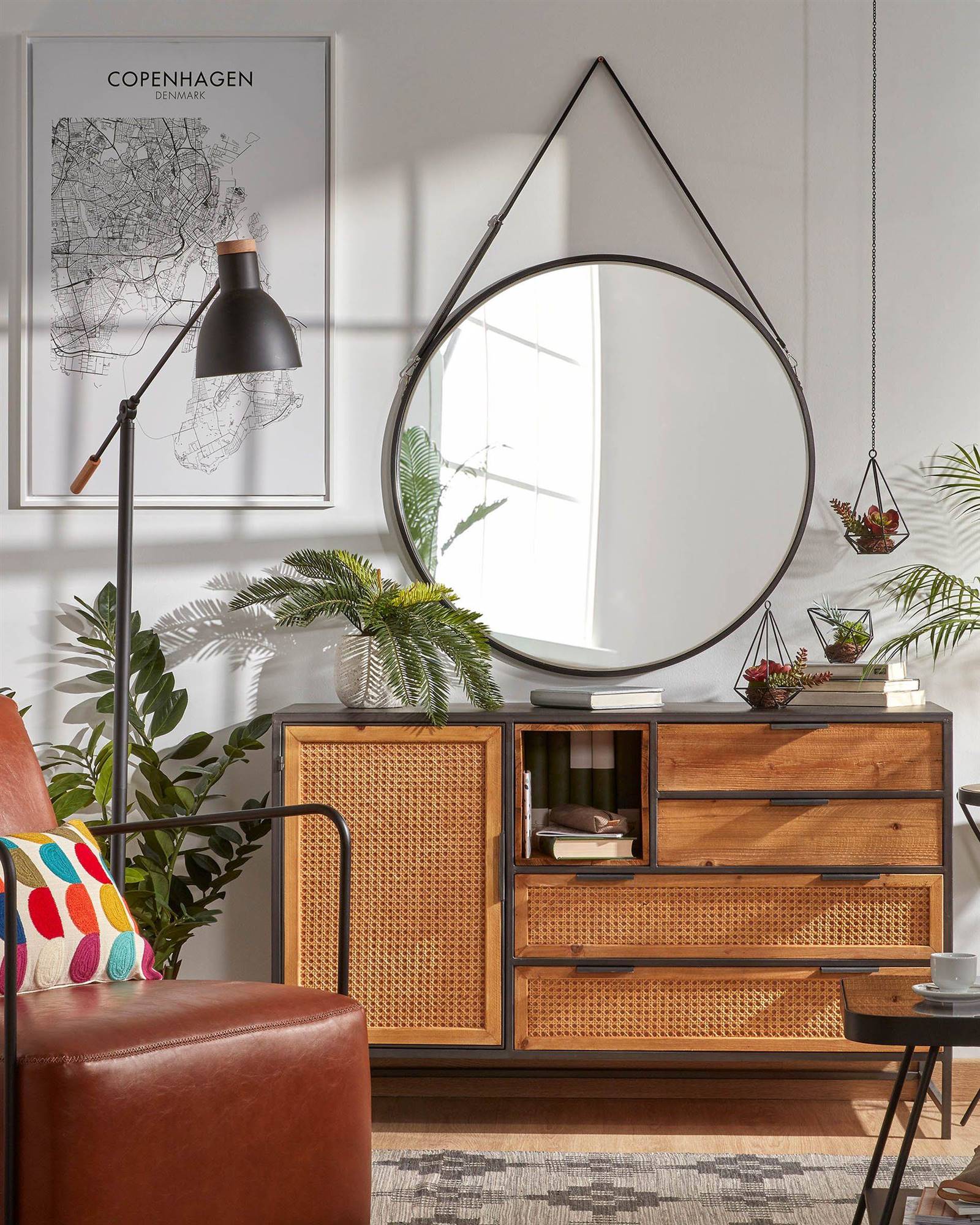 Espejos decorativos para todo tipo de paredes y estilos