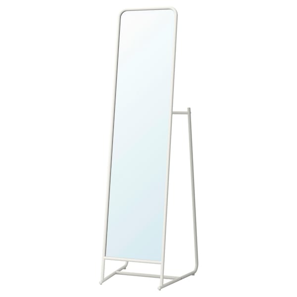 KNAPPER Espejo para piso - blanco - IKEA