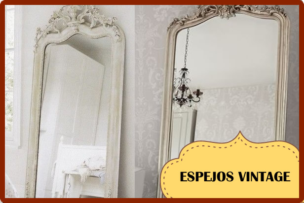 Espejos con toque vintage para nuestra habitación